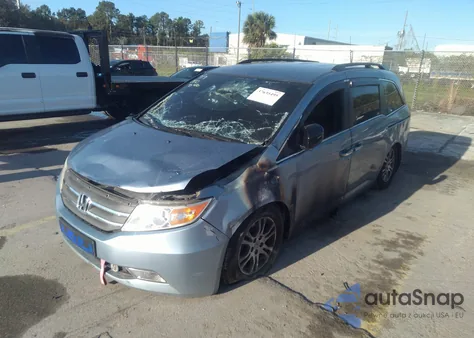 2013 Honda Odyssey Ex z USA, uszkodzony, nr VIN 5FNRL5H40DB042162